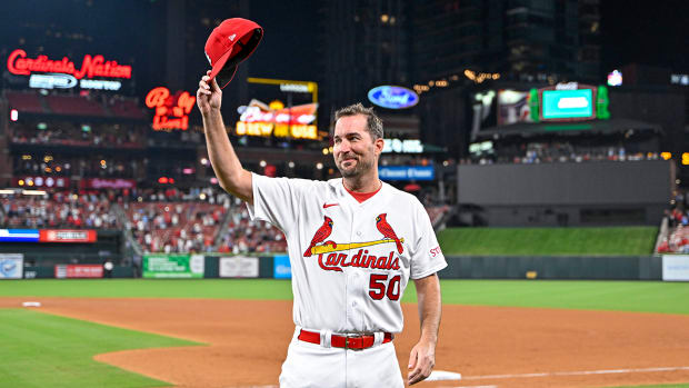 Cardinals starting pitcher Adam Wainwright
